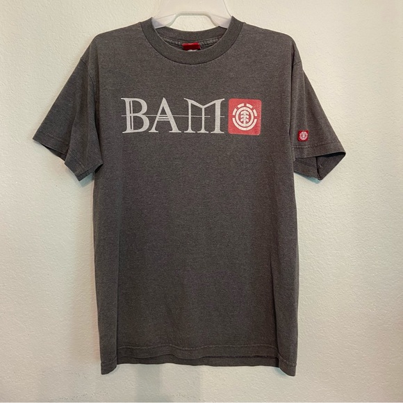 Vintage Y2K Bam Margera Element Skateboard T-Shirt Small - Picture 1 of 10